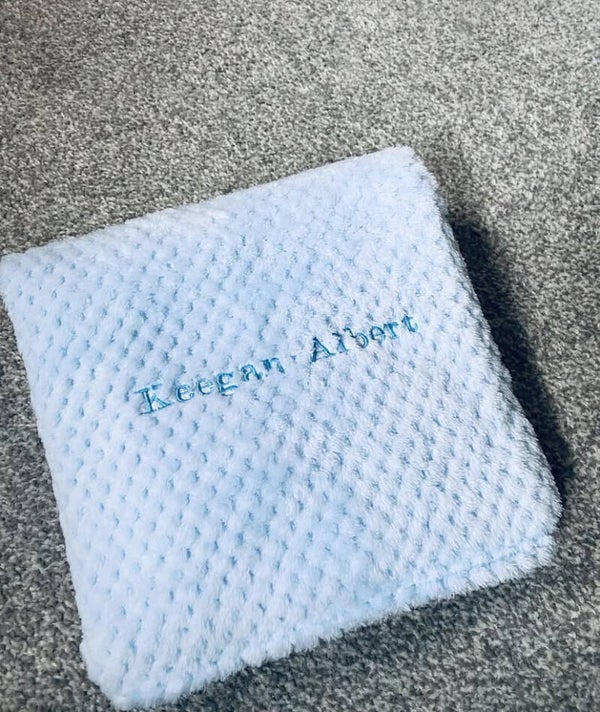 Waffle Blanket with Name