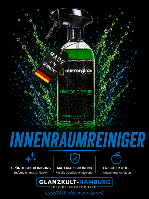 MGD - MirrorGlaze Innenraumreiniger 500ml Apfelduft
