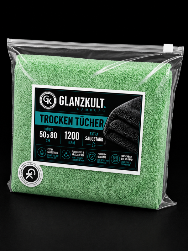 GKH - Trockentuch 50x80 I 1200 GSM I grün
