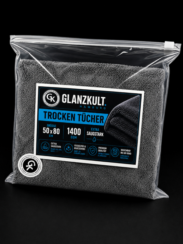 GKH - Trockentuch 50x80 I 1400 GSM I grau