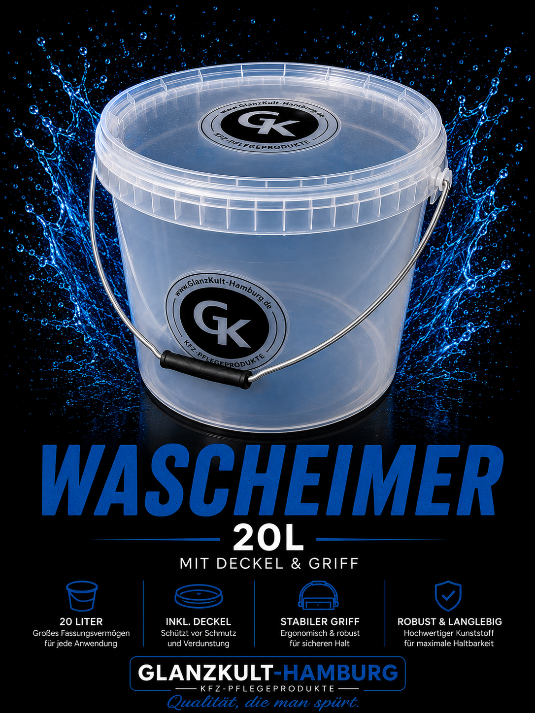 GKH - Wascheimer I schwarz oder pink