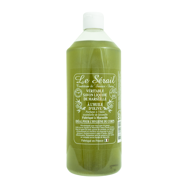 Savon de Marseille vloeibaar olijfolie lavendel 1 liter