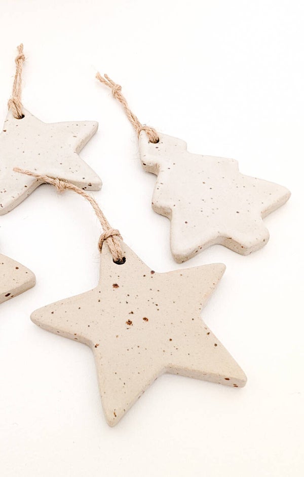 Kersthanger ster - transparant