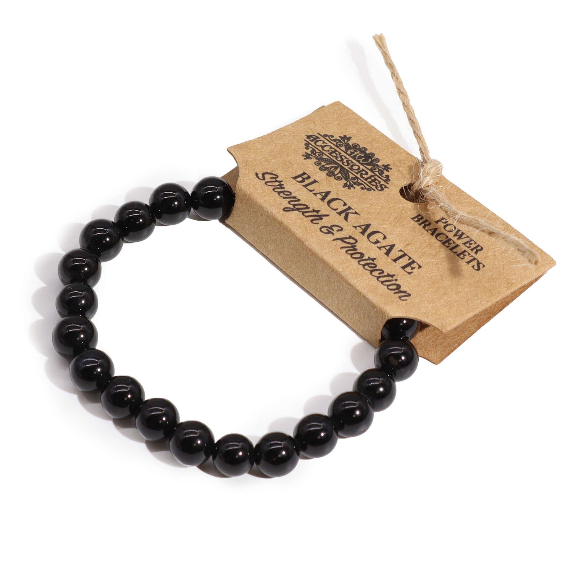 Black Agate Power Bracelet