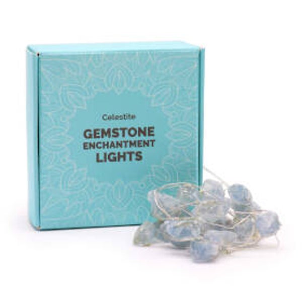 Celestite Gemstone Enchantment Lights