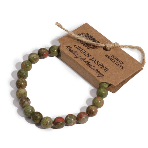 Green Jasper Power Bracelet