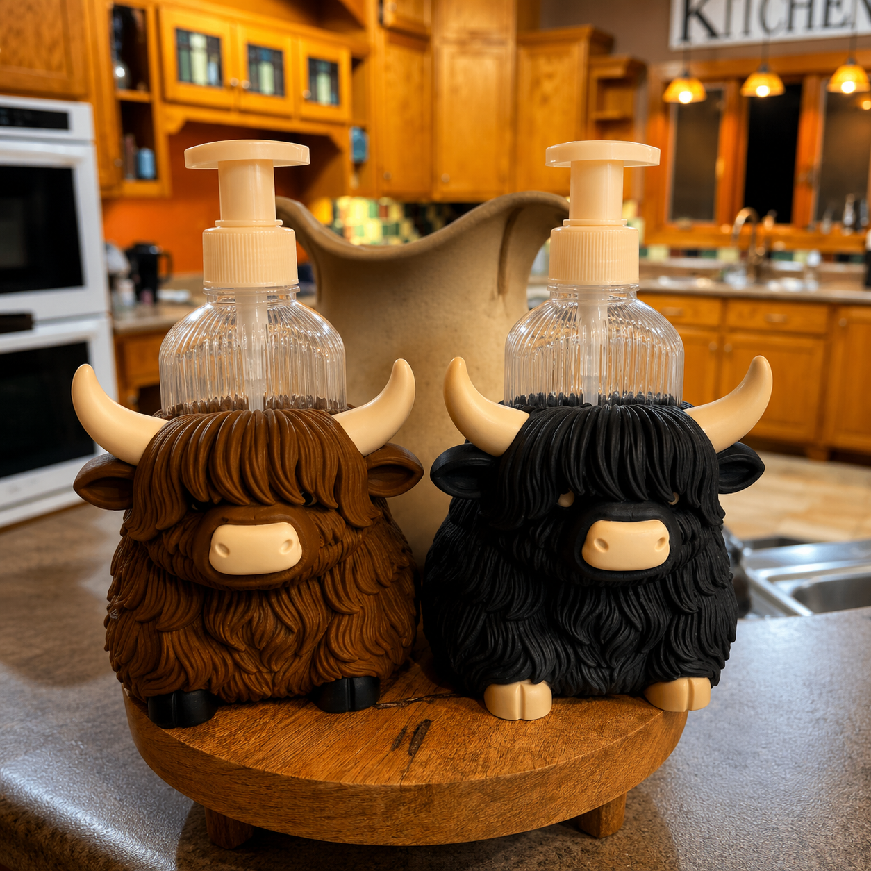 Highland Cow Soap Dispenser