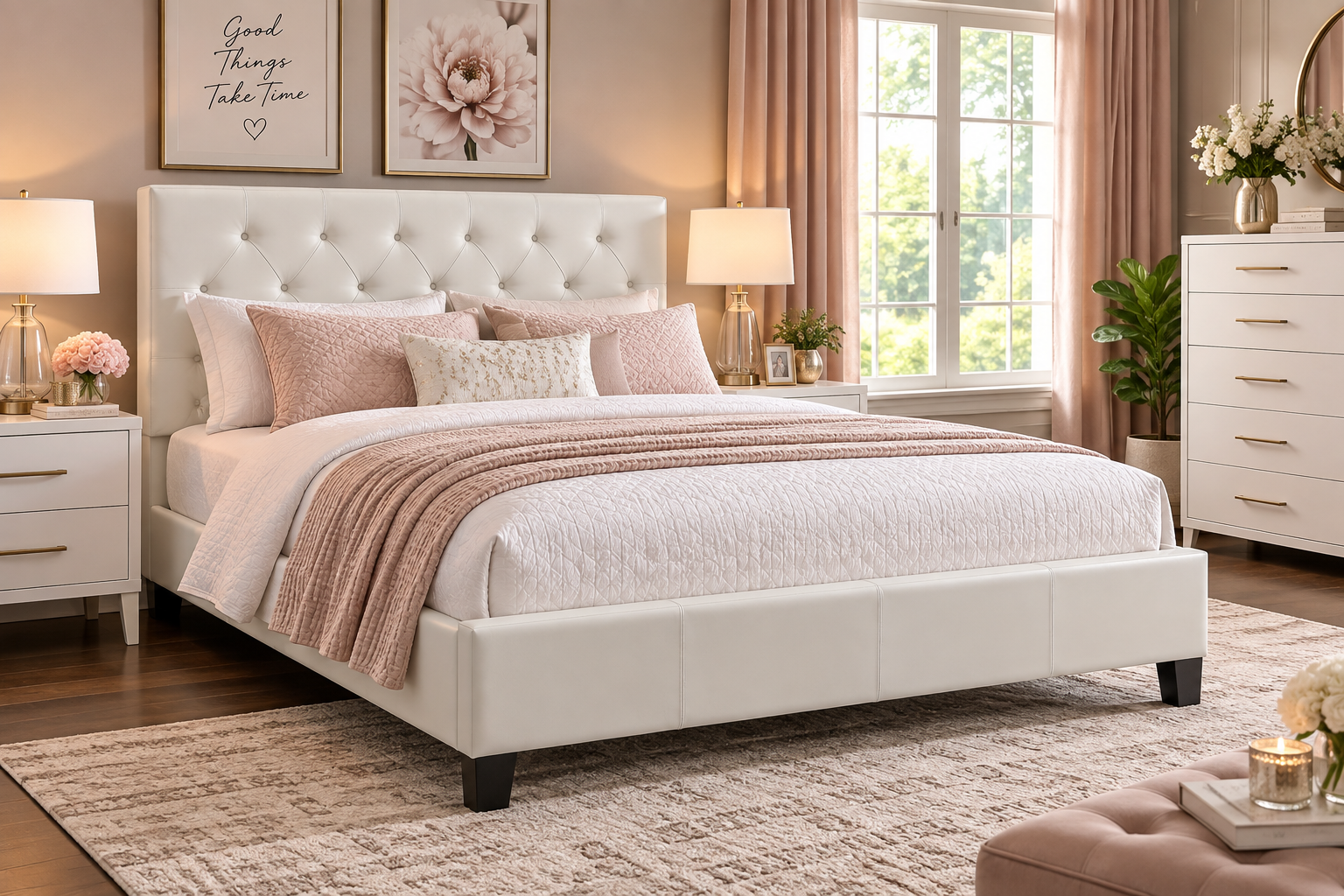 Queen Platform Bed