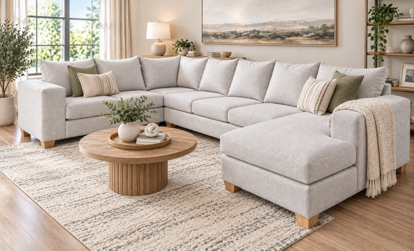 Three Piece Sectional With Chaise