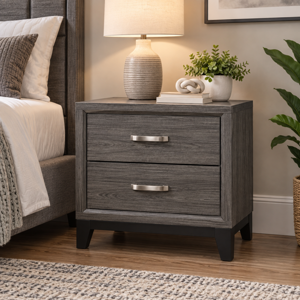 Charcoal Night Stand