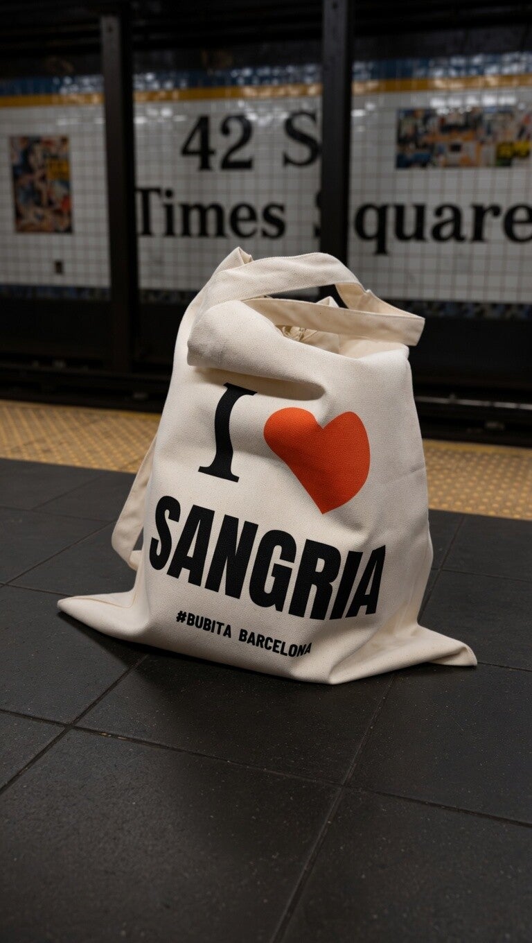 Shopper I ❤️ SANGRIA <beige>
