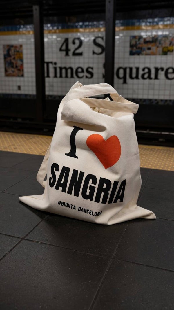 Shopper I ❤️ SANGRIA <beige>