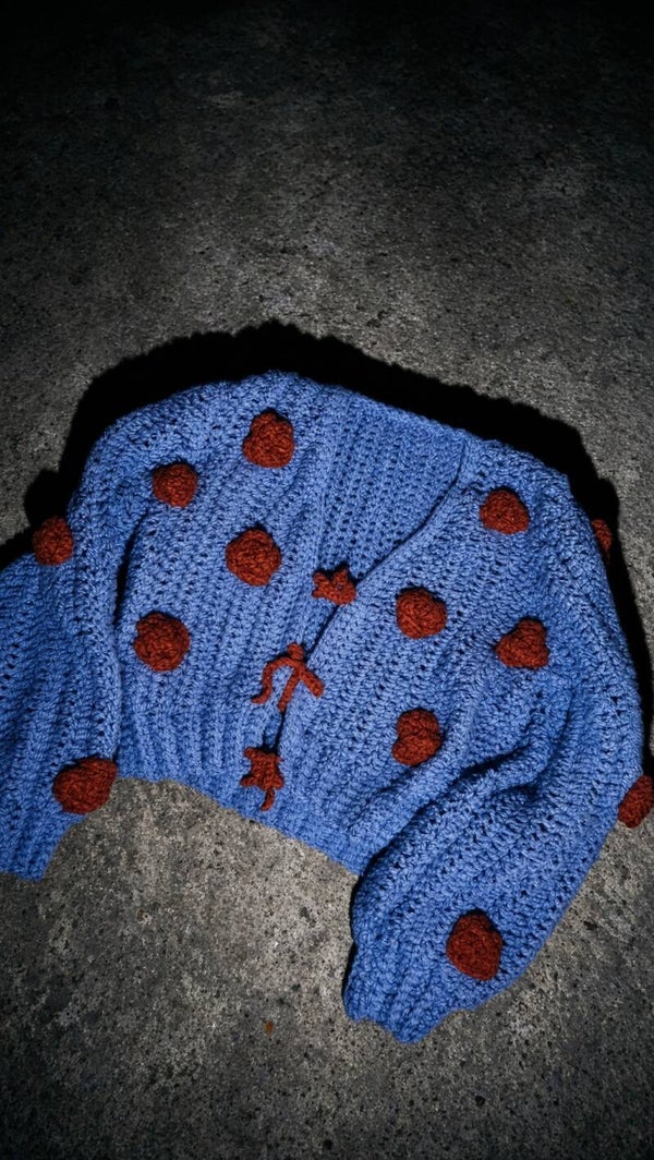 "Red Rose" CARDIGAN