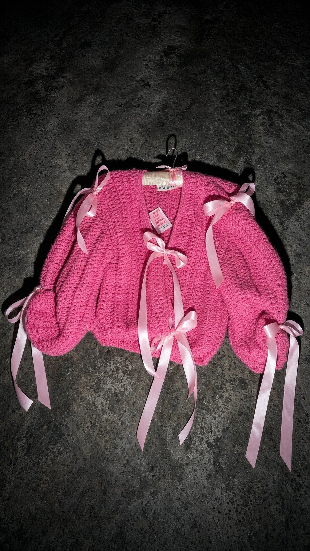 "Pink Bow" CARDIGAN