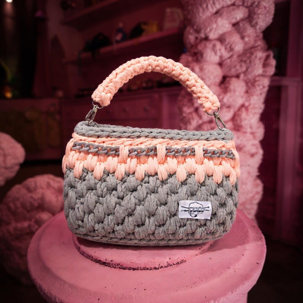 "Pink Grey" Bag Paca Ttoo