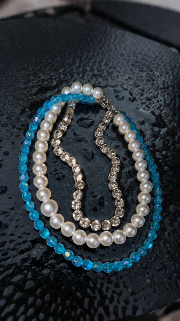 "Doll World" NECKLACE <blue>