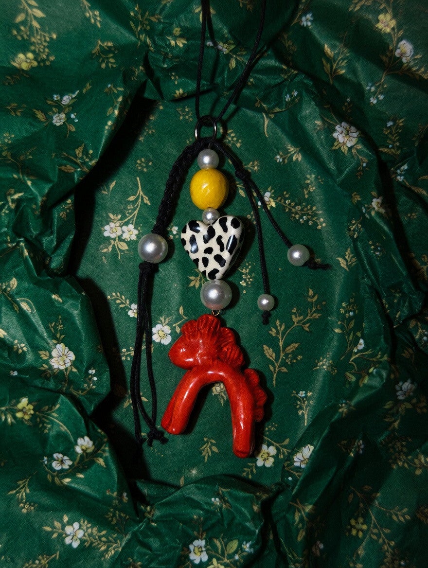 "Red Horse" Bag Charme