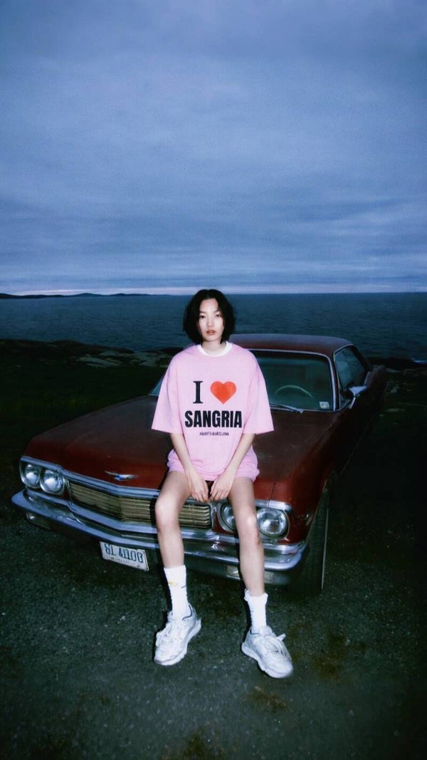 "I ❤️ SANGRIA" Pink