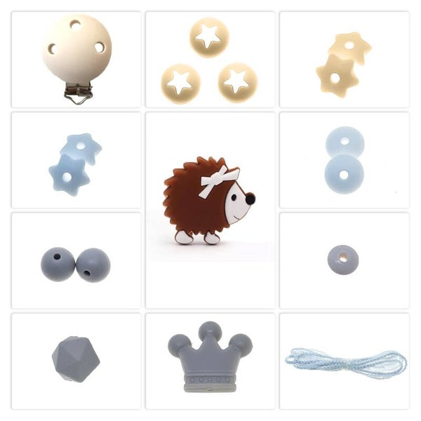 Bastelset Nuggikette beige