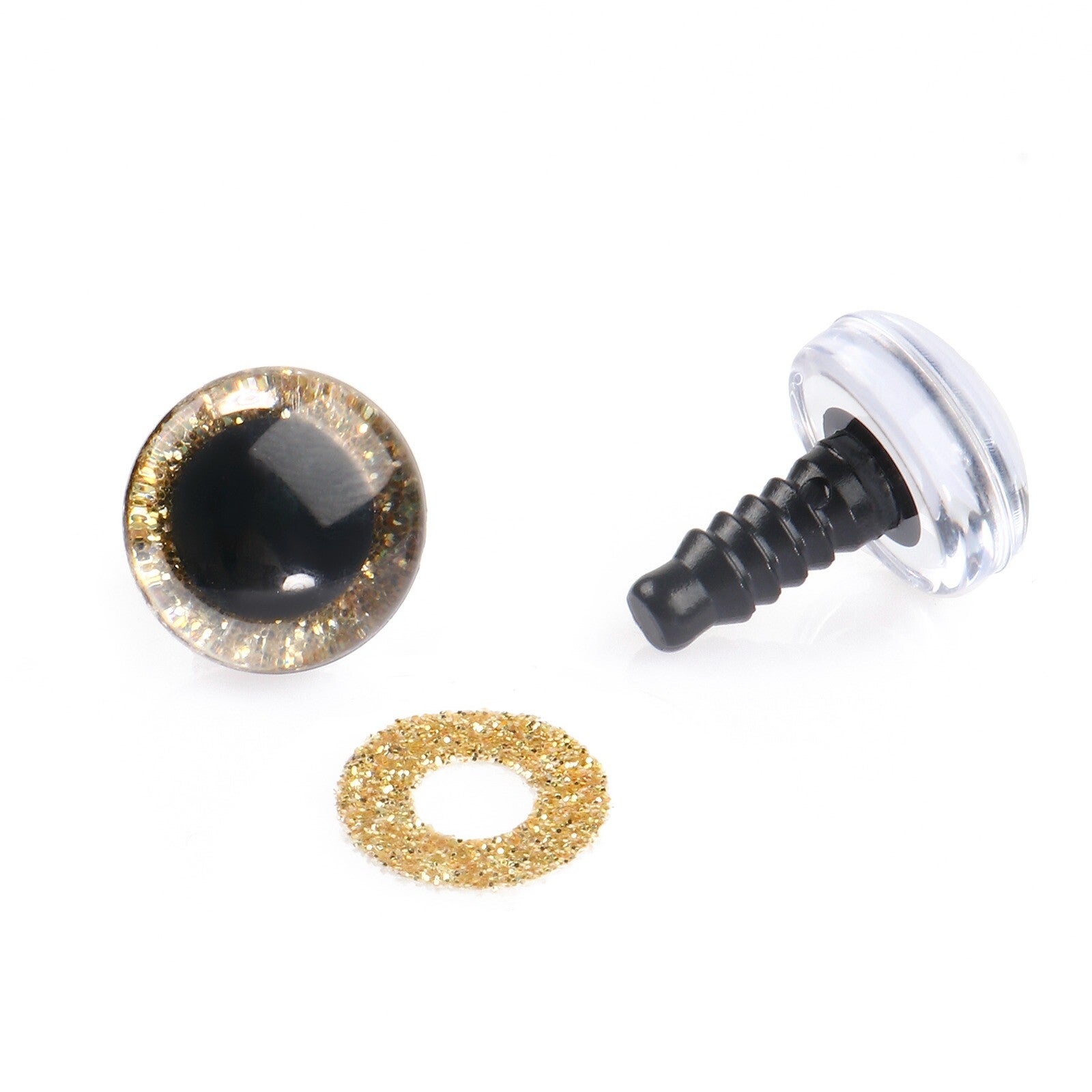 Sicherheitsaugen 12mm gold
