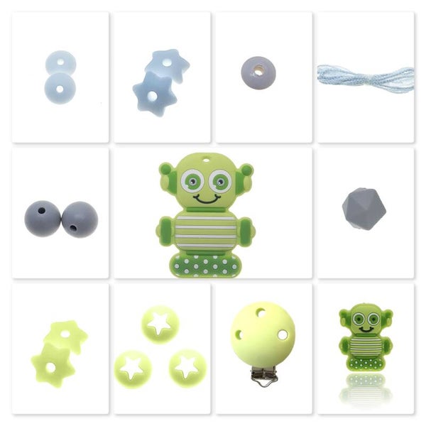 Bastelset Beisskette lemon