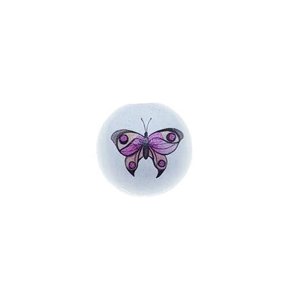 Schmetterling 18mm Perle