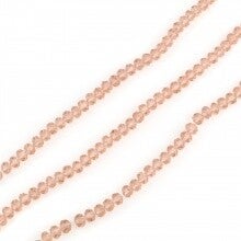 Glasschliffperlen 4mm hellrosa