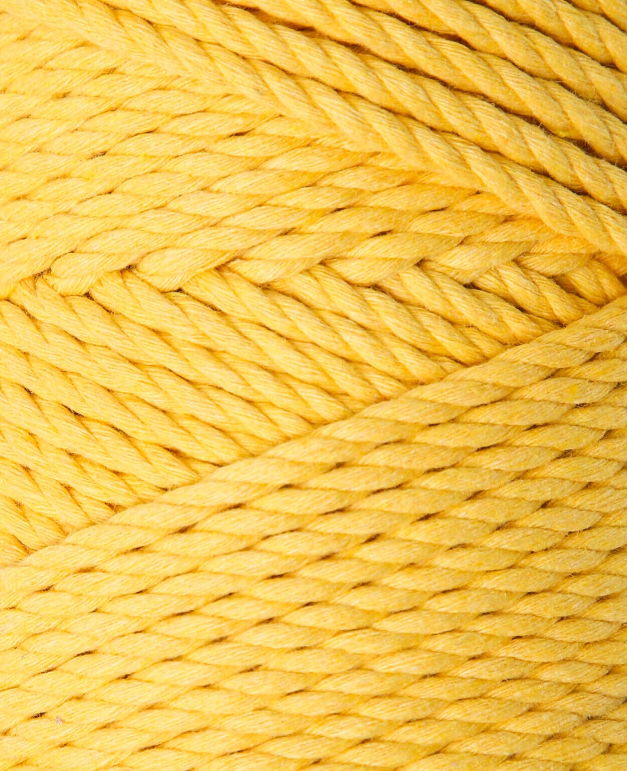 Makramee Garn senfgelb 5 mm x ca. 30 m