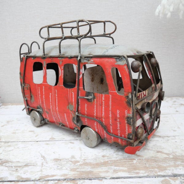 Handgemaakte gedetailleerde Volkswagenbus