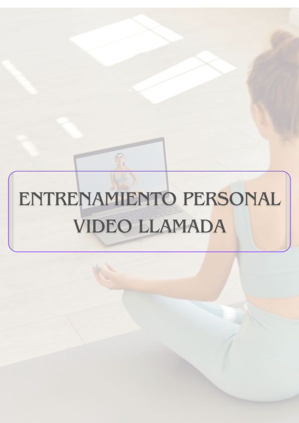 Entrenamiento personal video llamada