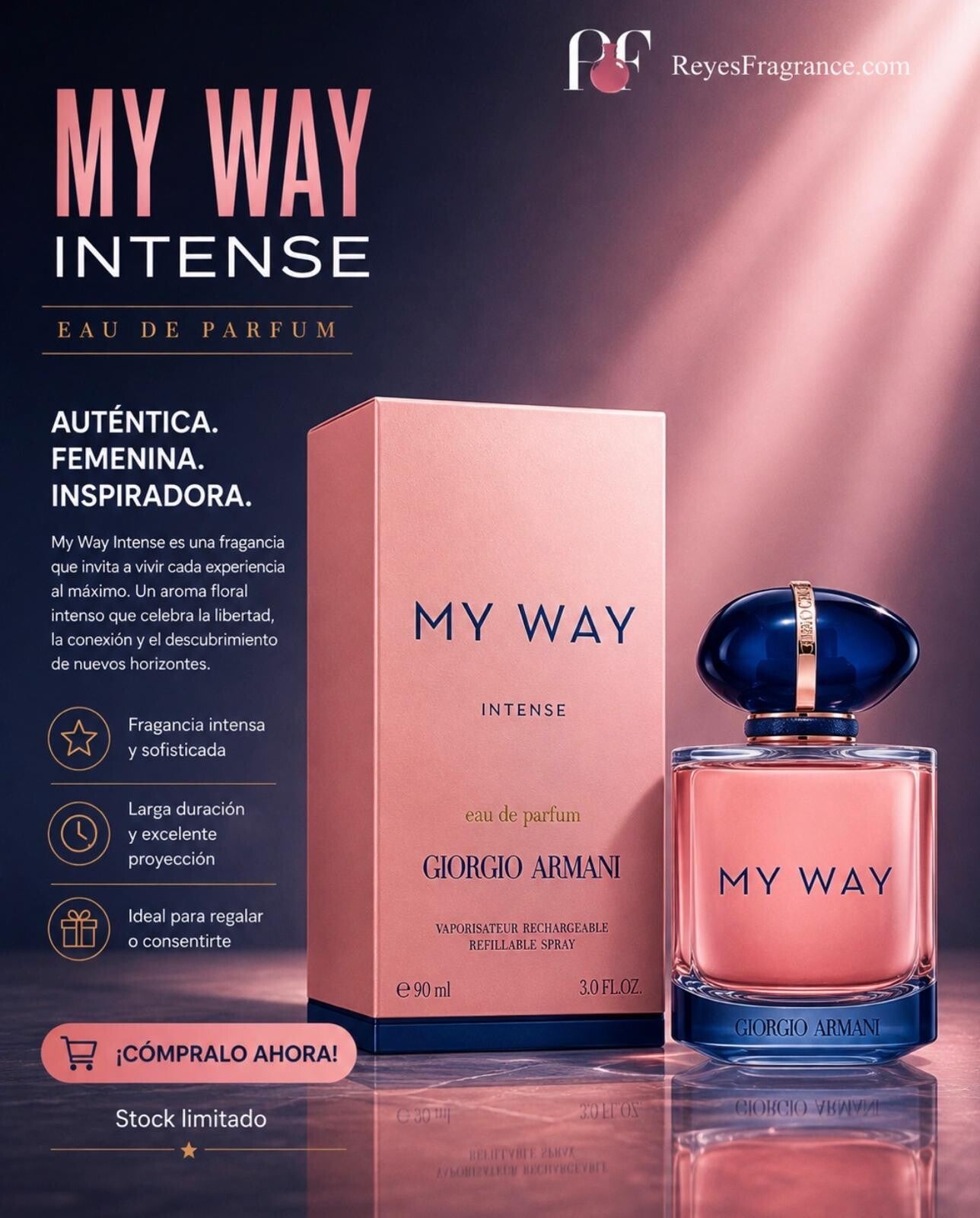 Perfume My Way de Giorgio Armani (Eau de Parfum) – Tu firma de elegancia y libertad