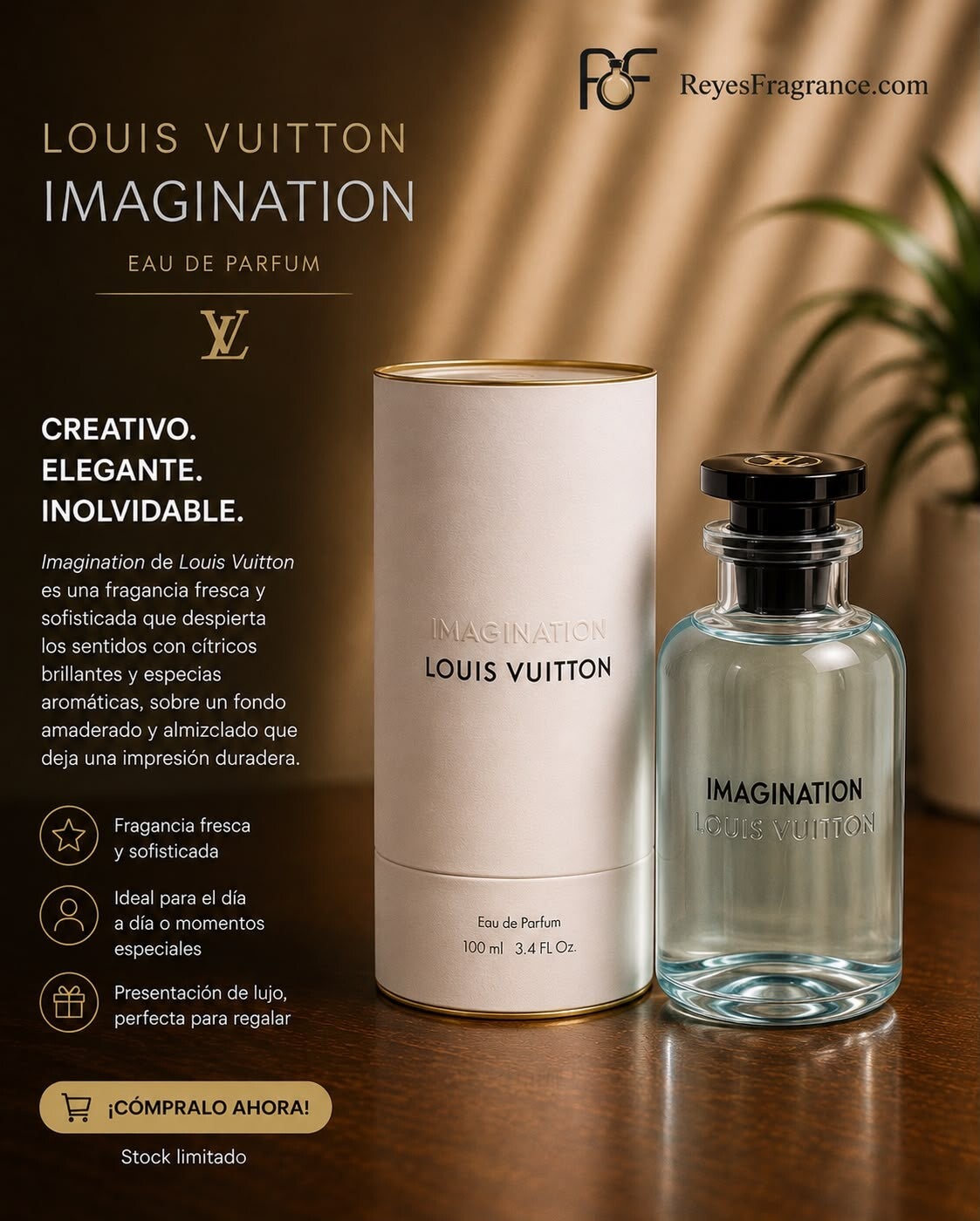 IMAGINATION LOUIS VUITTON Eau de Parfum e 100 ml 3.4 FLOZ.