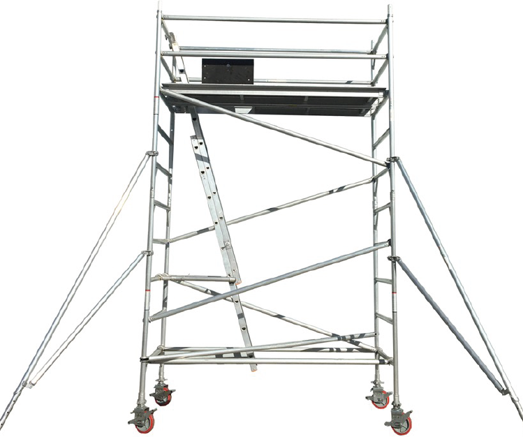 4m Aluminium Mobile Scaffold Tower - D40