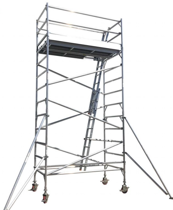 5m Aluminium Mobile Scaffold Tower - D50