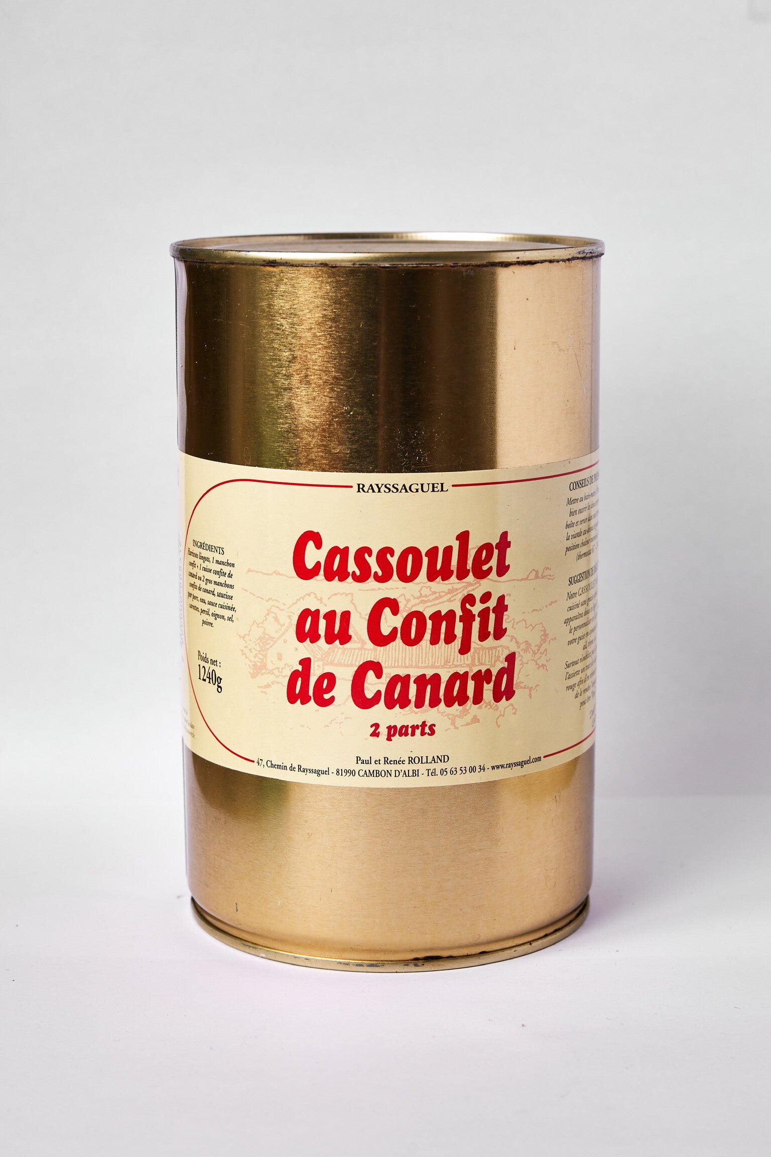 Plats cuisinés en conserve artisanale