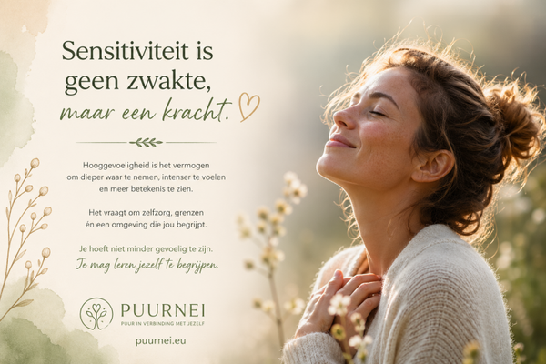 Sensitiviteit is geen zwakte...