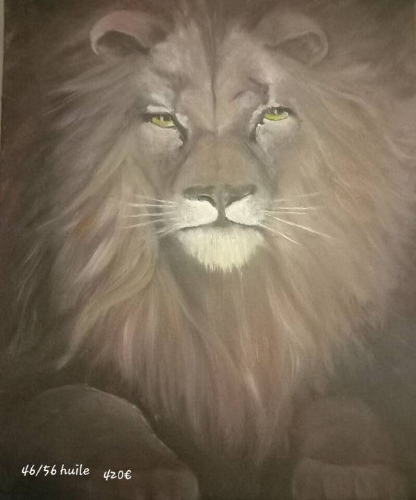 Lion Huile 46X56