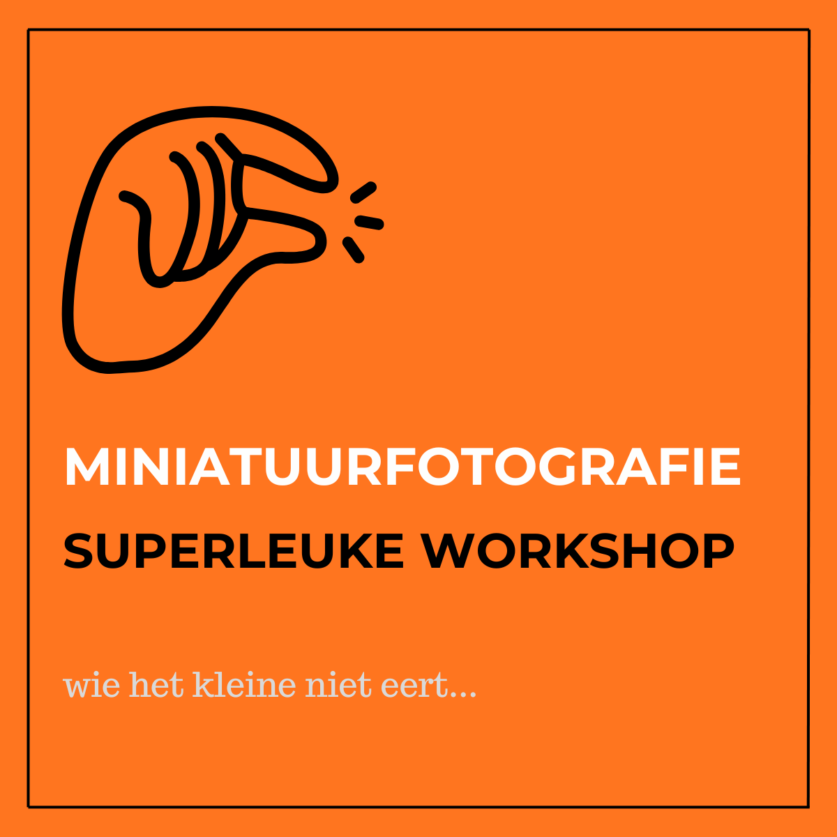 Miniatuur fotografie