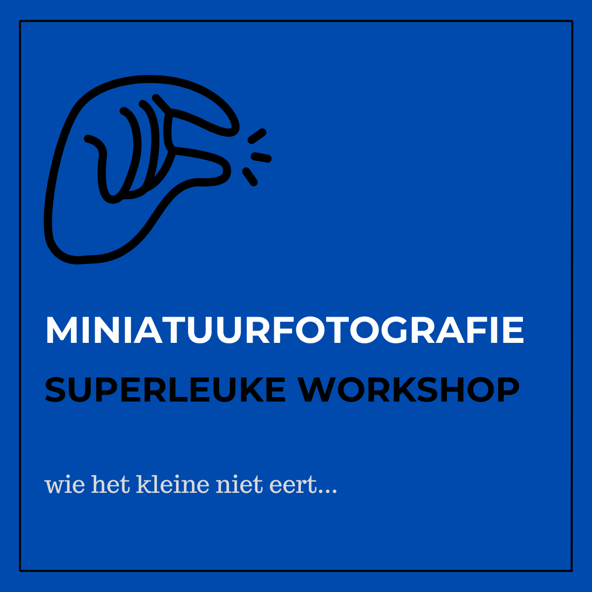 Miniatuur fotografie