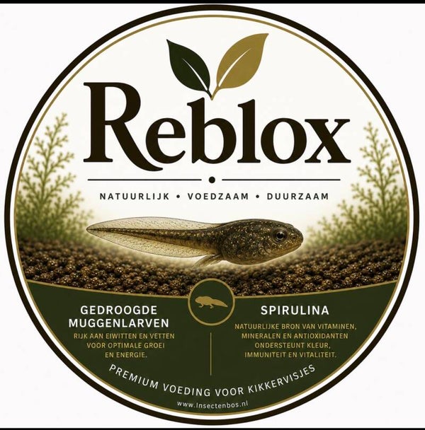 Larvenvoer (kikkervisjes) 100gr,   Reblox