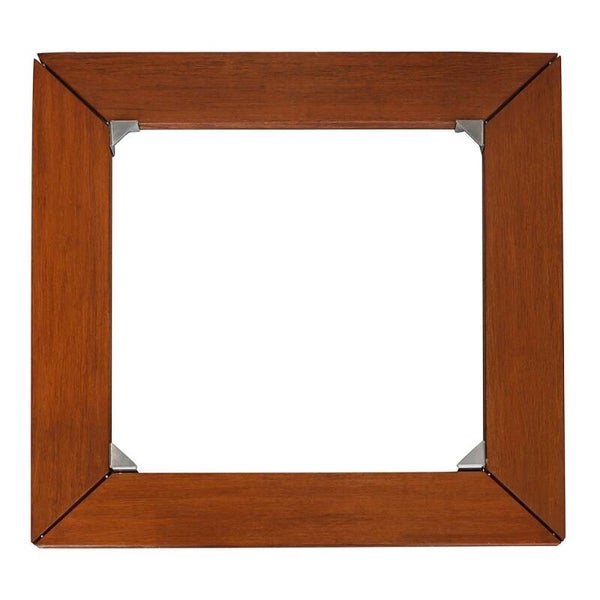Tablette 4 cotés en bois pour brasero 27.5 pouces
