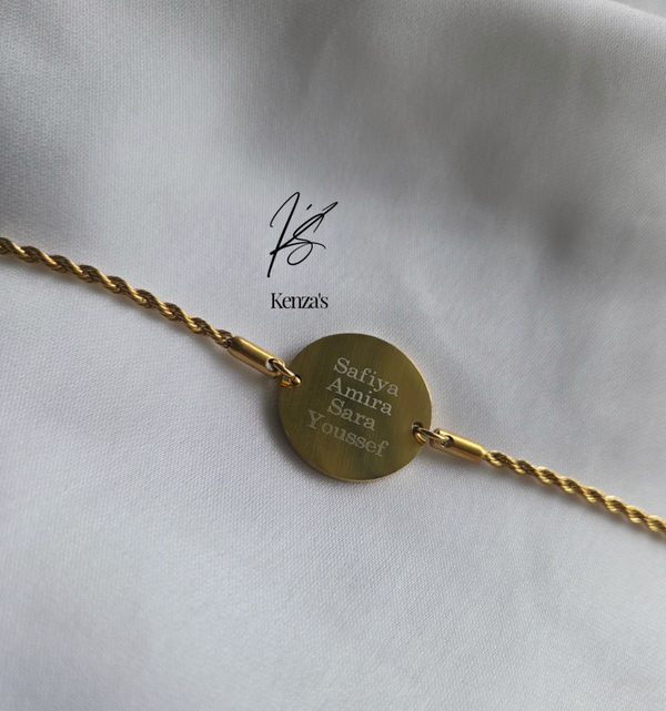 Name bracelet rope