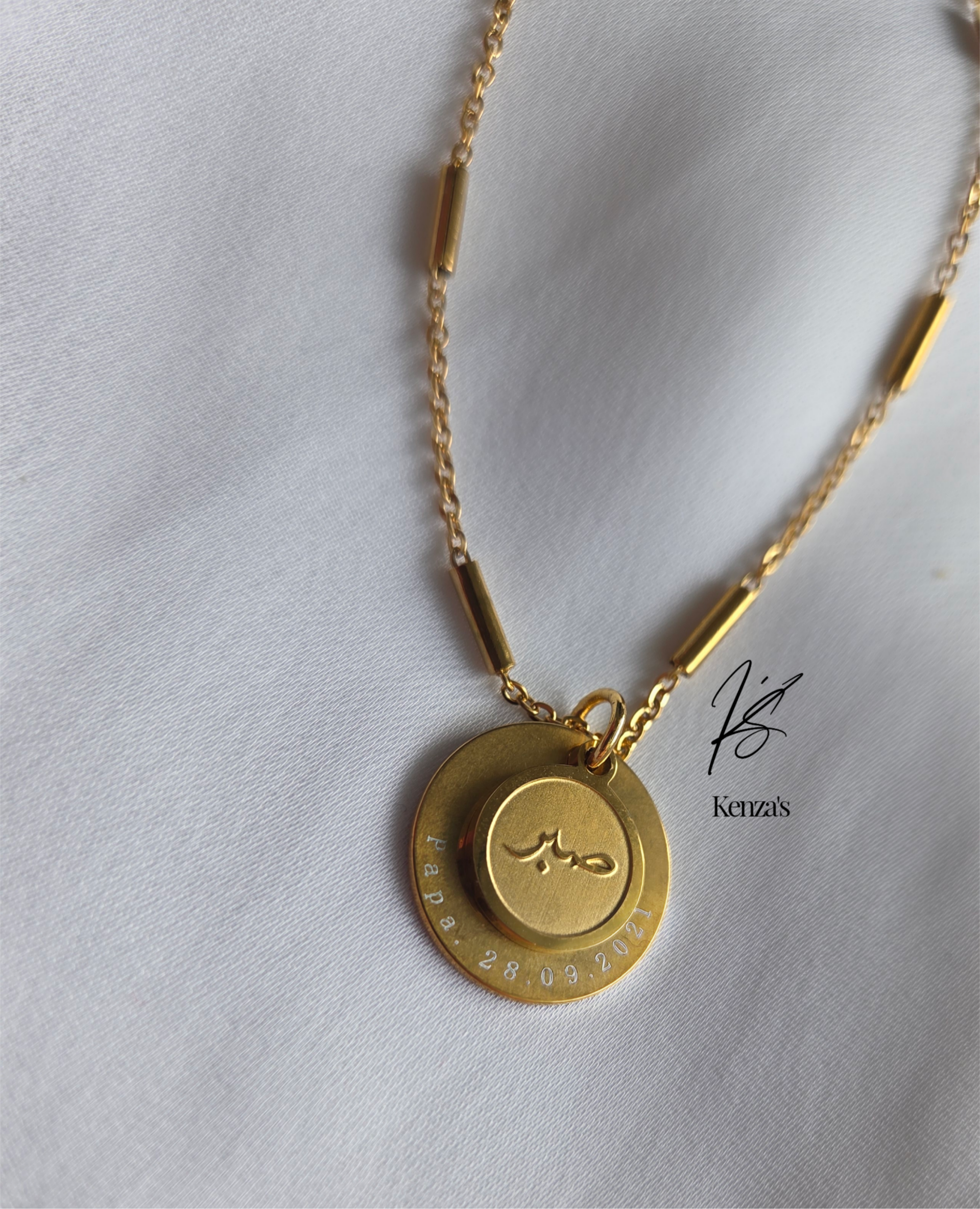 Personalized sabr necklace