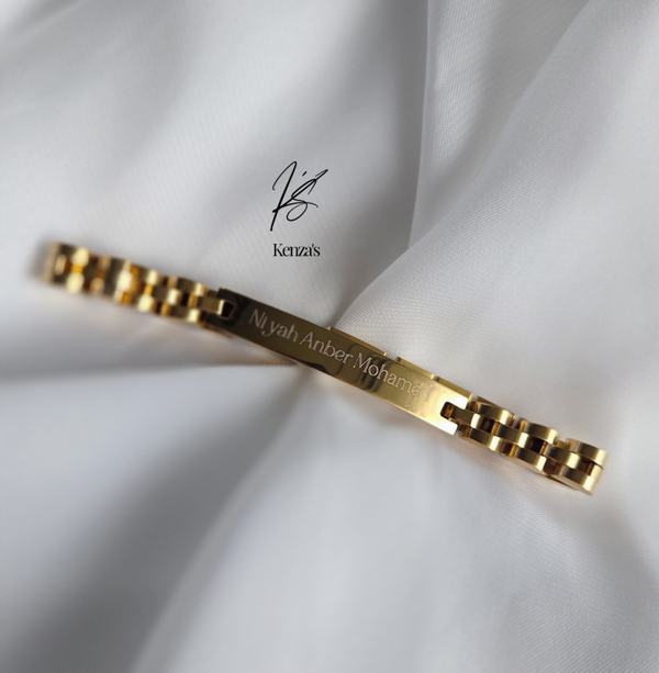 Personalized watch bracelet