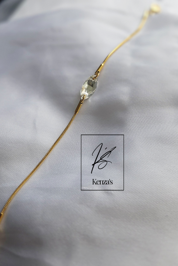 Oval special diamond bracelet