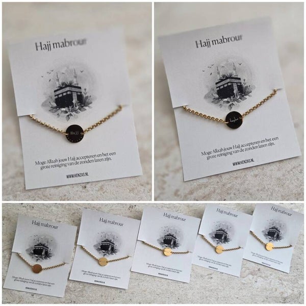 Hajj bracelet + kaart