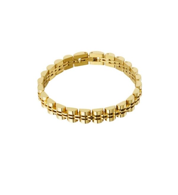 Watch bracelet gold NEW