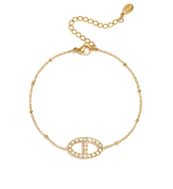 Bracelet Monaco gold NEW