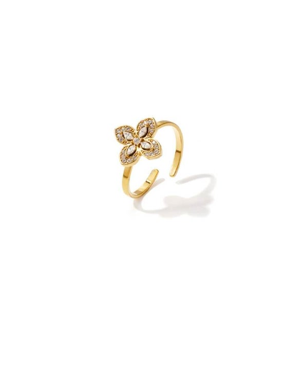 Diamond flower ring NEW
