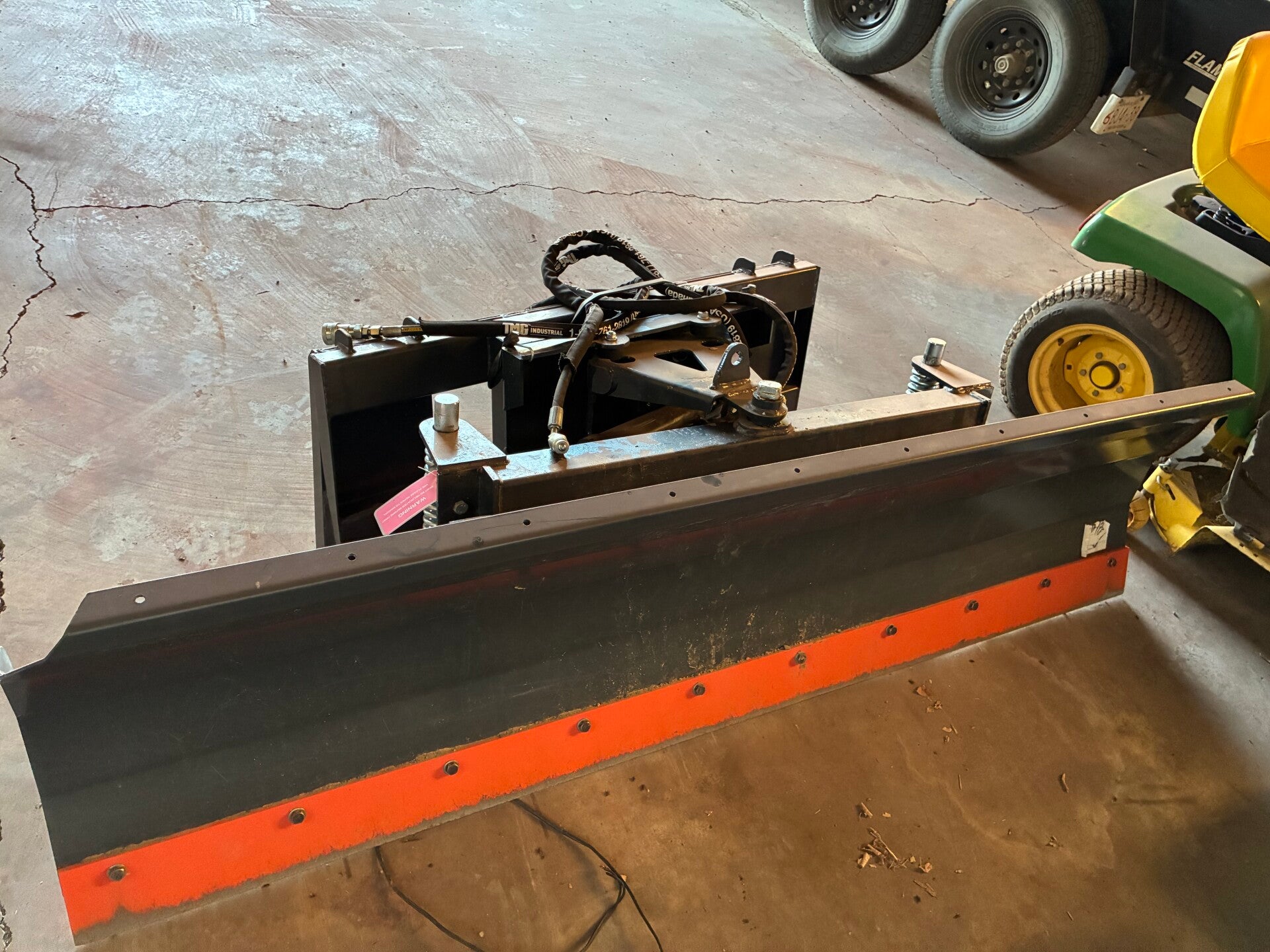 2026 TMG DB86 86” skid steer snow plow